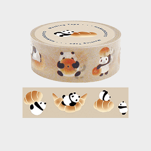 Washi Tape Panda Bear and bread