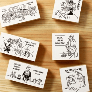 Gokigen Tori Stamps