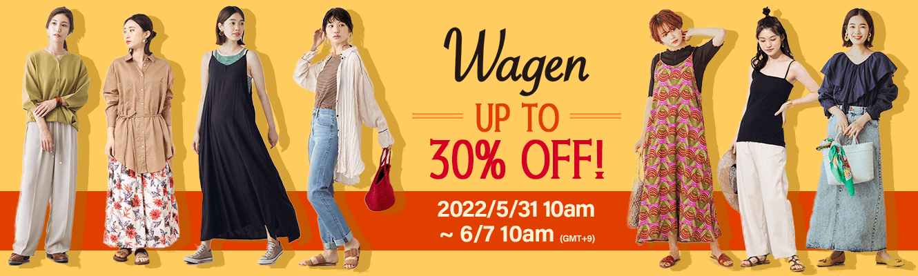WAGEN Co.,Ltd UP TO 30% OFF!