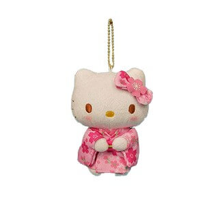 Hello Kitty Sakura Kimono Mascot