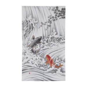 【和風のれん】★浮世絵のれん★鯉の滝登り♪日本の伝統美をご提案！！！　インバウンド　節電対策