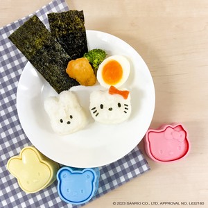 【ハローキティ】　おにぎり押型3ヶセット　サンリオ　キッチン小物<日本製>