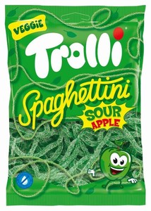 【Trolli】スパゲティサワーアップル100g(グミキャンディ)