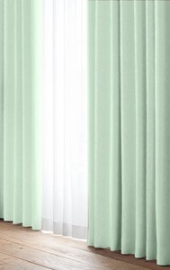 遮光　3色展開　形状記憶加工　カーテン　遮光性　遮光カーテン　花柄　シンプル　【セラーノ】