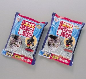 【アイリスオーヤマ　ペット用品・ペットフード　猫砂】　脱臭ペーパーフレッシュ
