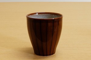 【波佐見焼】飴釉十草　コップ(湯呑) （茶）