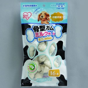 【アイリスオーヤマ　ペット用品・ペットフード　】　骨型ガムミルク味
