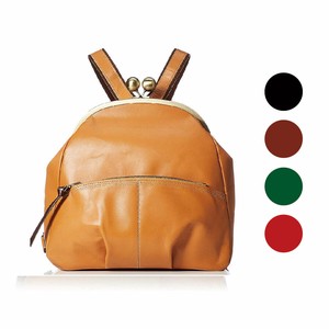 预售商品 背包/双肩背包 真皮 皮包 口金包 人气商品 4颜色 日本制造