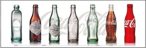 ■輸入ポスター ■30.5×91.5cm＊Coca-Cola-bottle evolution