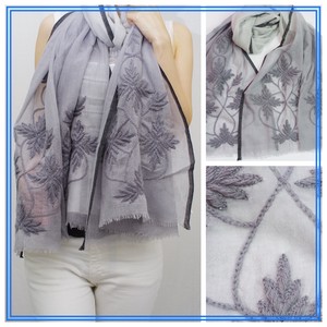 Shawl Floral Pattern Embroidered Stole