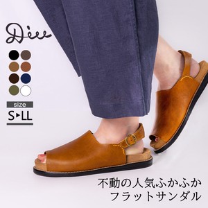 【定番】【Diu 117D1559】レザー オープントゥ サンダル レディース 革靴 靴