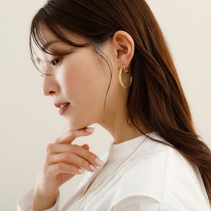 Clip-On Earrings Gold Post Series Made in Japan