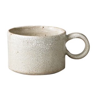 【人気商品】コーヒー碗　カップ　日本製　陶器　錆かいらぎ　兵山窯