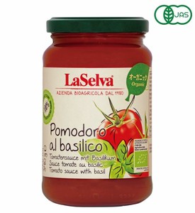 【イタリア産オーガニックパスタソース】ラセルバ トマト＆バジル（340g）