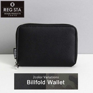 Bifold Wallet Mini Wallet Round Fastener