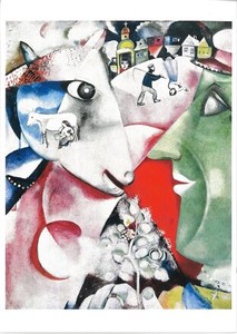 ■ポストカード■ ドイツ直輸入★M.Chagall