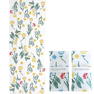 Tenugui Towel Flower Roses Lily Of The Valley 34 x 88cm Made in Japan