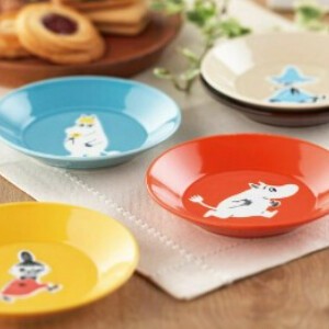Small Plate Moomin Hattifatteners Gift Colorful Snufkin