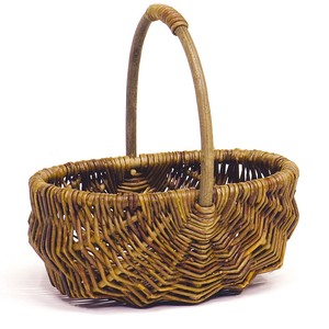 Pot/Planter black Basket 25cm