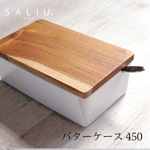 【SALIU】バターケース450g　バター入れ/業務用//木葢/木製/陶器/磁器/日本製/ロロ/LOLO/B STYLE KITCHEN