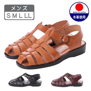 Comfort Sandals Genuine Leather Men's Made in Japan