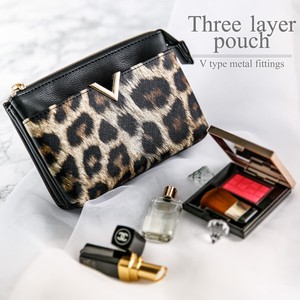 Pouch Ladies' Small Case 3-layers