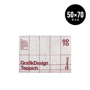 TYPOGRAPHY GRID RUG 50×70 / タイポグラフィ GRID ラグ
