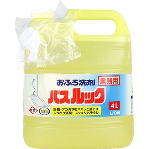 業務用 おふろ洗剤 バスルック 4L【掃除用品】