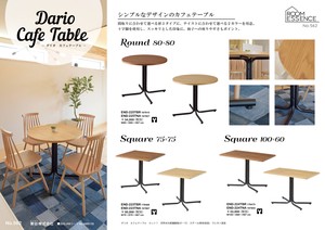 ダリオ　ダイニングテーブル テーブル　2人掛け　正方形75x75　カウンター　カフェテーブル　バーテーブル