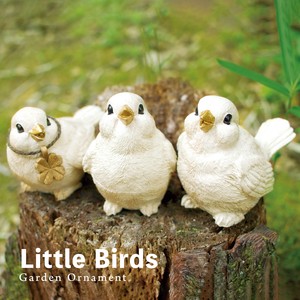 【ガーデンオーナメント】バード 鳥 セット ガーデニング雑貨  オブジェ 雑貨 置物 庭 風水 小鳥