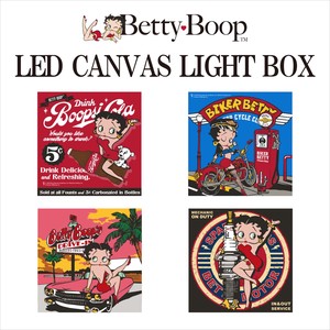 【ベティちゃん　ウォールアート】Betty Boop LED Canvas Light