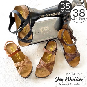 【joy walker】 - 足首 ストラップ サンダル -　5色　#1406P