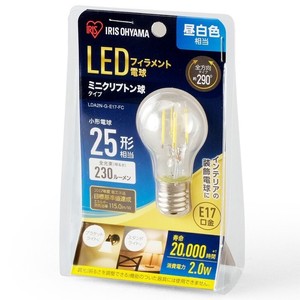 【アイリスオーヤマ　LED電球】　LED電球  ミニクリプトン球 小形 昼白色　(230lm)