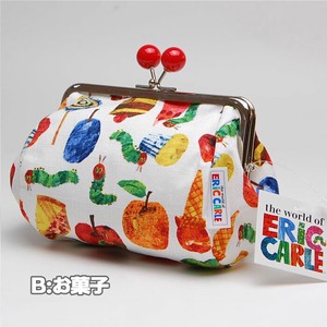 Pouch The Very Hungry Caterpillar Gamaguchi Sweets Fruits Made in Japan