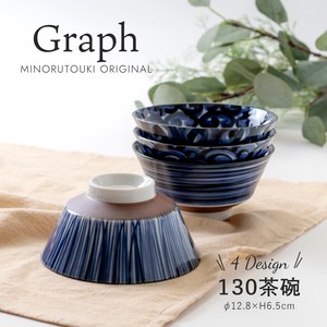 [美濃焼 食器]【graph グラフ】 130茶碗 [日本]