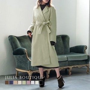 Coat Long Coat Single Waist Outerwear