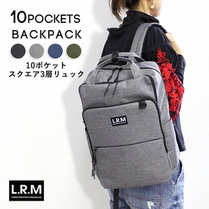 Backpack Pocket Multi-Storage M Men's 3-layers