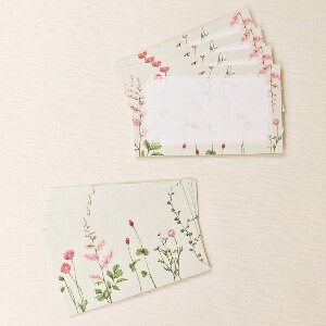 ピンクの花たちのメッセージカード