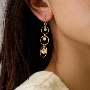 Clip-On Earrings Pearl Earrings Rings Gradation Jewelry Made in Japan