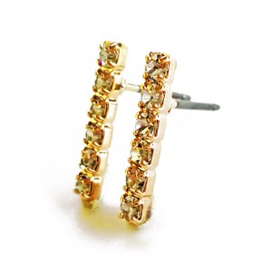 Clip-On Earrings Earrings Jewelry Rhinestone Made in Japan
