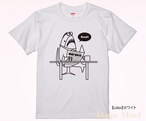 新作【サメサラリーマン】ユニセックスTシャツ