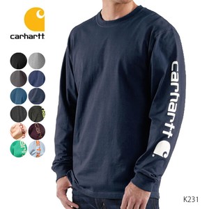 カーハート【carhartt】K231 メンズ トップス ロンT ロゴ Long Sleeve Graphic Logo T-Shirt