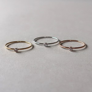Rhinestone Ring Rings Jewelry Ladies' Made in Japan
