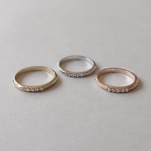 Rhinestone Ring Rings Jewelry Ladies' Made in Japan