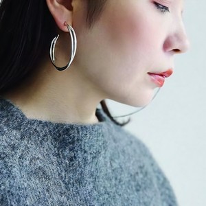 Pierced Earrings Gold Post Silver