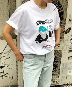 【Revo.】Revo. × Ogawa コラボ プリント半袖 TEEシャツ（ステッカー付き）