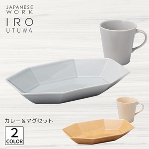IRO UTUWA　カレー＆マグセット　[ギフトセット][日本製／美濃焼]