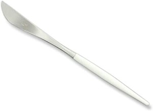 クチポール（Cutipol）GOA　ホワイト/シルバー　テーブルナイフ