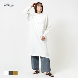Casual Dress cafetty High-Neck One-piece Dress