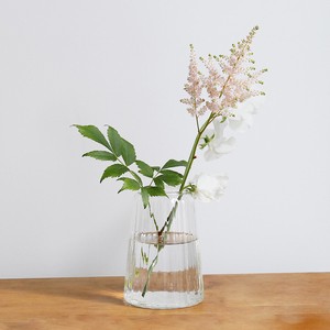【定番】（高さ8cm・12.5cm）リューズガラス　クーレライン　フラワーベース　カヌレット／花瓶